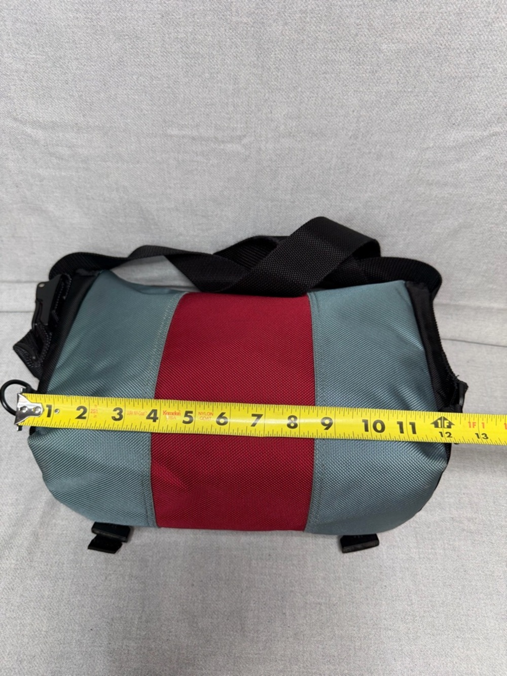 Vintage Timbuk2 Teal and Red Two-Tone Messenger Bag - Picture 14 of 16